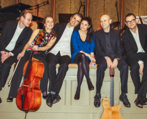 von links nach rechts: Bernhard Pichl, Irene von Fritzsch, Werner Treiber, Silke Straub, Michael Schmolke, Hendrik Gosmann
